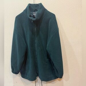 FORECASTER Sport Mens Green Fleece Coat Jacket size Large